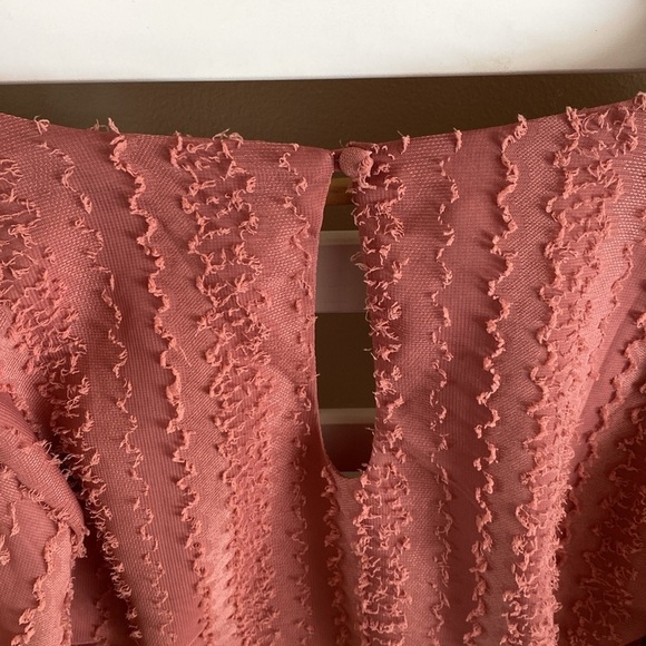 Lulu's Pink Textured Bodysuit - Picture 10 of 14